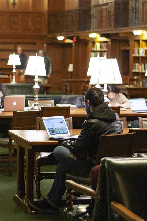 Students in the Reading Room
