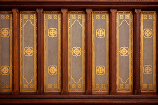 Decorative ceiling at Yale